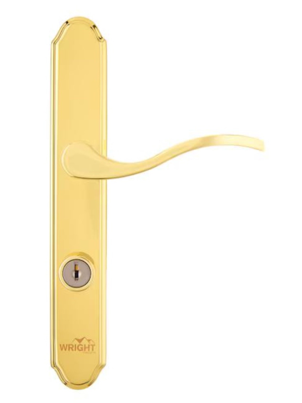 NEW Storm Door Polished Brass Lockable Storm door Replacement Handleset